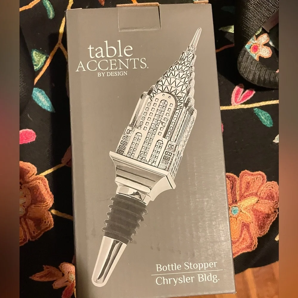 NYC Bottle Stopper new in box Chrysler Building in New York city